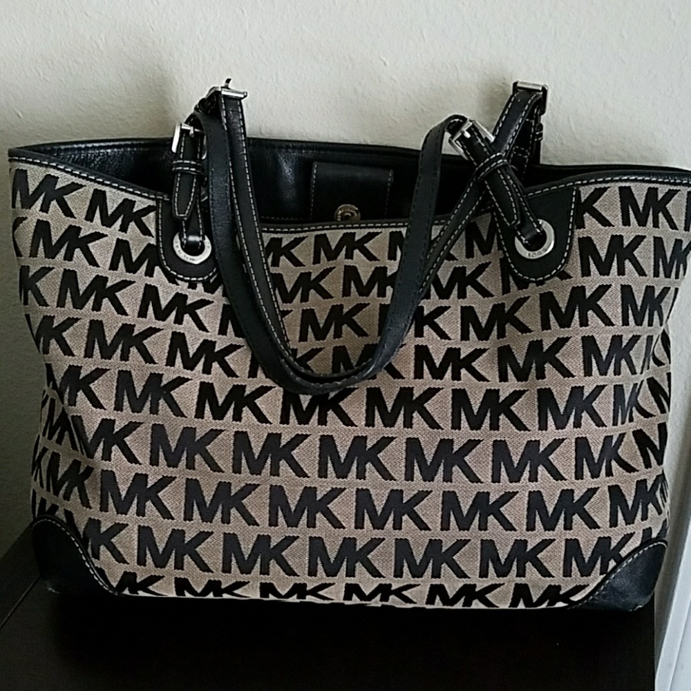 Michael Kors Button Snap Tote